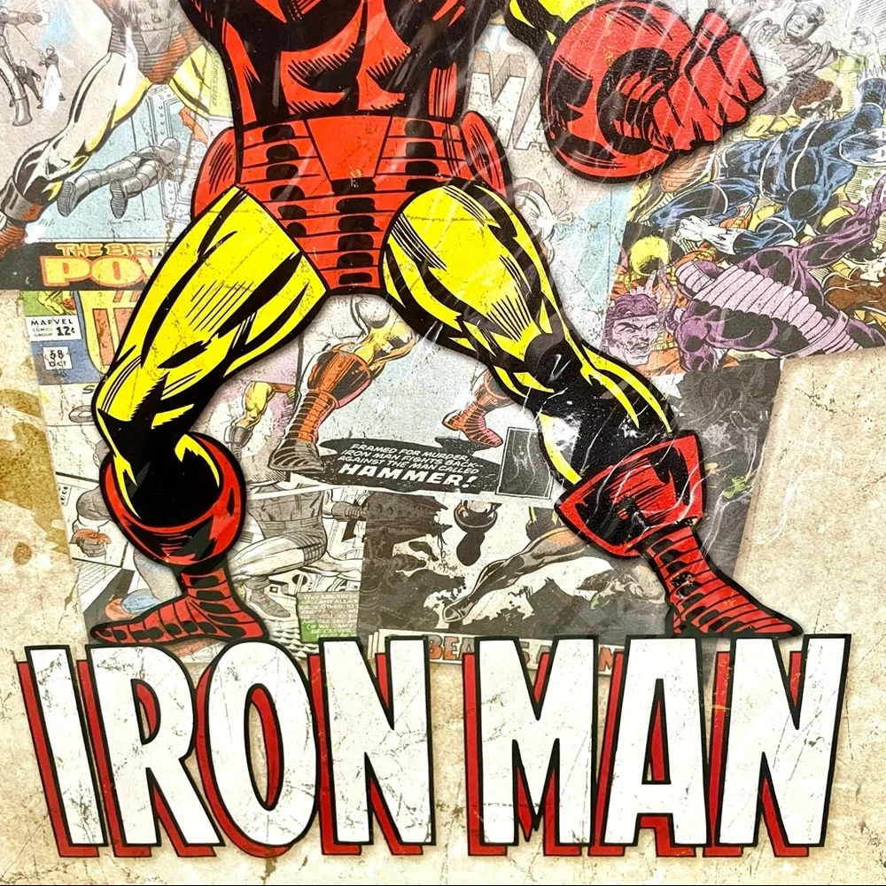 NEW Iron Man Metal Sign